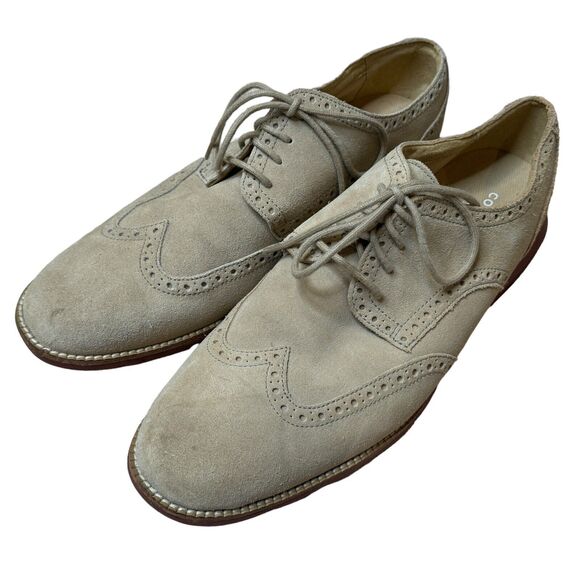 Cole Haan Men’s Tan Lunargrand Oxfords \